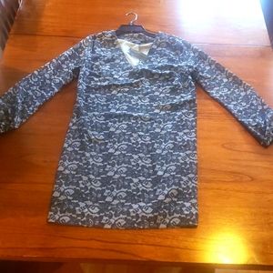 Black and gray tunic dress. NWT